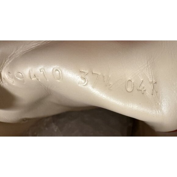 Gucci Womens GG Supreme Canvas Ace Sneakers Size 37.5 Red & Blue Stripes Made In - Picture 4 of 15